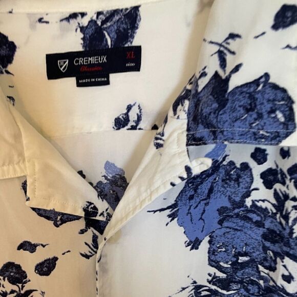 Cremieux Floral Pint Button Down Shirt - Size XL - Picture 3 of 4